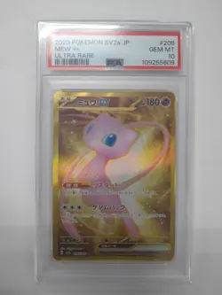 Pokemon Card Game G Sv2A 208/165 Ur Mew Ex Ultra Psa10 Gem Mint 151 - Image 1