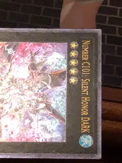 Yugioh Number C101: Silent Honor DARK - LVAL-EN046 - 1st Ed Ultimate Rare Played - Image 3