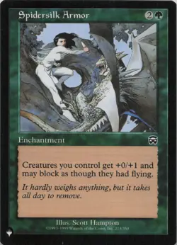 Spidersilk Armor C The List Reprints 273/350 - Image 1