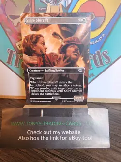 MTG Shire Shirriff 0441 (Borderless) [Tales of Middle-Earth, Near Mint]​ - Image 1