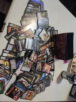 500+ MTG Magic the Gathering Tokens Unpicked In Mtg Box Fat Pack Foils Angels - Image 2