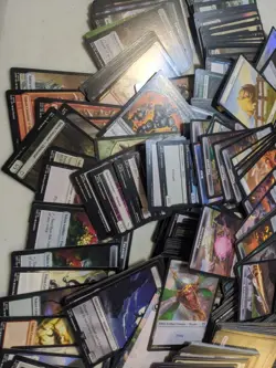 500+ MTG Magic the Gathering Tokens Unpicked In Mtg Box Fat Pack Foils Angels - Image 4