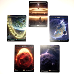 Unfinity Full Art Planet Borderless Land Lot x5 Magic the Gathering - Image 1