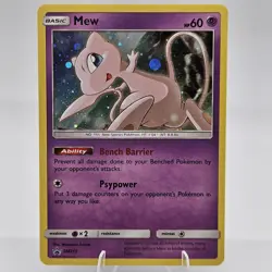 Mew SM215 Black Star Promo Holo Rare Sun & Moon Pokemon Card 2019 NM - Image 1