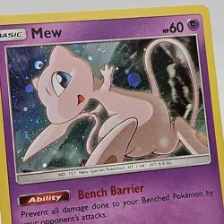 Mew SM215 Black Star Promo Holo Rare Sun & Moon Pokemon Card 2019 NM - Image 3