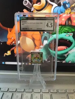 Venusaur 003 b Pokemon GB Pocket Card Mini (1 inch) Japanese Very Rare - Image 1
