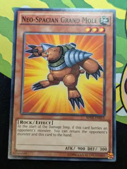 Neo-Spacian Grand Mole SDHS-EN013 YuGiOh TCG Card - Common - Light Play - Image 1