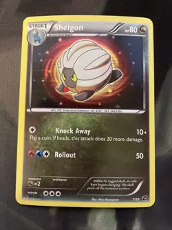 Shelgon 7/20 Holo Rare Black & White Dragon Vault Pokemon Card 2012 MP - Image 1