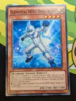 Elemental HERO Neos Alius SDHS-EN008 YuGiOh TCG Card - Common - Light Play - Image 1