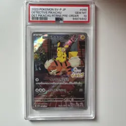 Pokemon TCG Detective Pikachu Returns Japanese Promo Card 098/Sv-p PSA 10 - Image 1