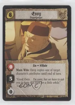 2005 Fullmetal Alchemist Trading Card Game envy (Doppelganger) #2/11 0b7o - Image 1