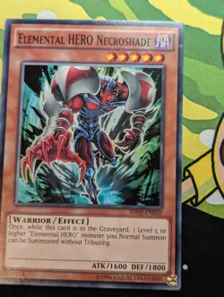 Elemental HERO Necroshade SDHS-EN010 Yugioh TCG Card - Common - Light Play - Image 1