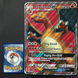 Charizard GX SM60 JUMBO Pokemon Card Oversized PROMO HOLO ULTRA RARE Shiny NM - Image 1