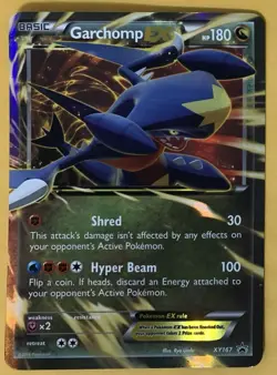 Pokemon Card Garchomp EX - XY167 - XY Black Star Promo Pokemon TCG LP - Image 1