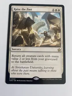 x1 Raise the Past R MTG Foundations M/NM, English - Image 1