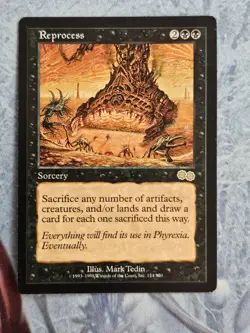 Reprocess x3 - Urza's Saga - Magic the Gathering - MTG - Light Play - Image 4