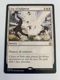 x1 Day of Judgment R MTG Foundations M/NM, English 0140 White Rare - Image 1