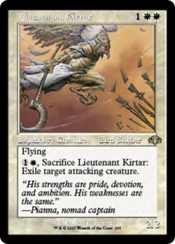 Lieutenant Kirtar (Retro Frame) -Foil Near Mint MTG Dominaria Remastered - Image 1