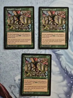 Eladamri's Vineyard x3 - Tempest - Magic the Gathering - MTG - Mod/Light Play - Image 1