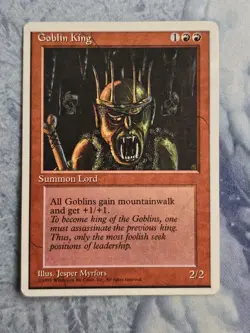 Goblin King x 2 - 4th Edition - Magic the Gathering - MTG - Light Play - Image 2