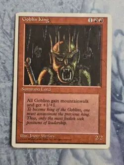 Goblin King x 2 - 4th Edition - Magic the Gathering - MTG - Light Play - Image 4