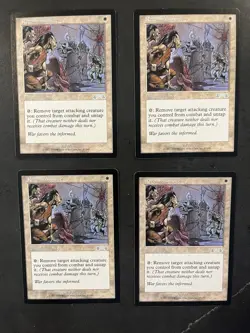 4x Reconnaissance x4 - Exodus - MTG Magic - (2) NM, (2) LP - Image 1
