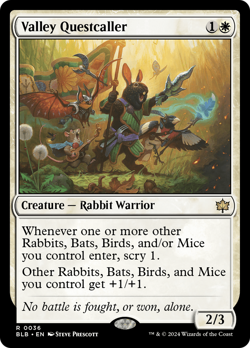 Valley Questcaller (REGULAR) x1 - MTG Bloomburrow BLB #36 - Image 1