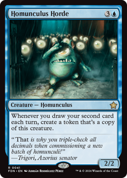 Homunculus Horde (REGULAR) x1 - MTG Foundations FDN #41 - Image 1