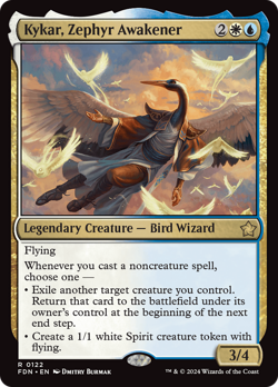 Kykar, Zephyr Awakener (REGULAR) x1 - MTG Foundations FDN #122 - Image 1