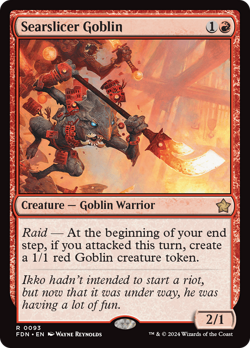 Searslicer Goblin (REGULAR) x1 - MTG Foundations FDN #93 - Image 1