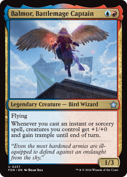 Balmor, Battlemage Captain (REGULAR) x1 - MTG Foundations FDN #237 - Image 1