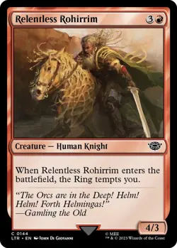 Relentless Rohirrim 0144 MTG LTR Common NP - Image 1