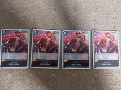 OP08-091 Who's.Who X4 PLAYSET Rare English One Piece TCG Card : OP08 - Image 1