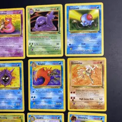 Fossil Base Set 1999 Cards Lot - Pokemon Cards - 11x Cards Lot MP-LP - Image 3