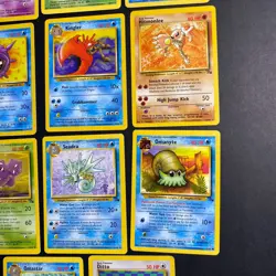 Fossil Base Set 1999 Cards Lot - Pokemon Cards - 11x Cards Lot MP-LP - Image 5
