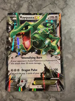 Pokemon - Rayquaza-EX - 75/108 - Holo Rare EX - XY - Roaring Skies - NM - Image 1