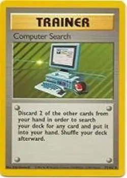 Pokemon - Computer Search 71/102 - Base Set - Image 1
