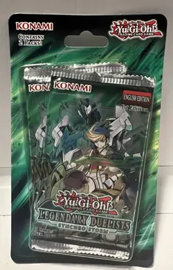 2020 Yugioh Legendary Duelists Synchro Storm Double Pack Blister 1st Edition - Image 1