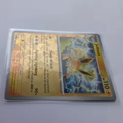Pokemon Card Jolteon 151 Reverse Holo Rare & Holo Rare bundle 135/165 Near Mint - Image 3
