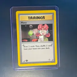 1st Edition - Pokemon Card - Neo Genesis Mary 87/111 WOTC - Near Mint - Image 1