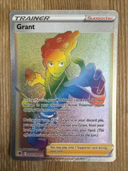 Grant - 203/189 - Pokemon Astral Radiance Sword & Shield Secret Rare Card NM - Image 1
