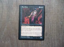 MTG 1 x Aku Djinn rare Visions Magic The Gathering card - Image 1