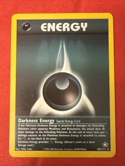 Darkness Energy 104/111 Neo Genesis Rare - WOTC - Pokemon Card B Near Mint - Image 1