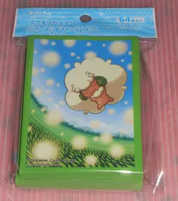 Japan Pokemon Center Exclusive Card Sleeves Whimsicott (64 pcs) 4521329246741 - Image 1