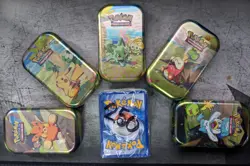 Full Mini-Tin Set 250 Card Bulk Lot Bundle Pokemon TCG Gift For Collectors Kids - Image 1