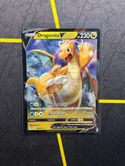 Dragonite V 049/078 - Pokemon TCG Go Sword & Shield Ultra Rare Card NM - Image 1