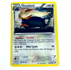Pokemon TCG Card: Stoutland Holo Rare 122/149 Boundaries Crossed English LP - Image 1