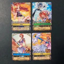 S1640 Nami Japanese One Piece Berry Match Carddass 4 Card - Image 1