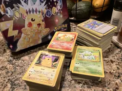 Huge Vintage Pokemon Bulk Card Lot - WOTC - Base Set / Jungle / Fossil + Extras - Image 1