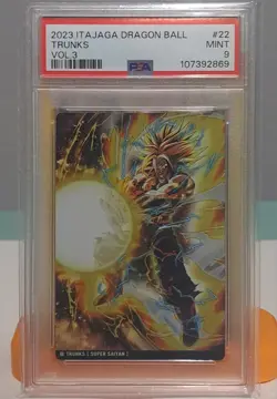3 PSA Graded Dragon Ball Cards PSA 9 Trunks, PSA 8 God Goku & PSA 6 #17! - Image 2